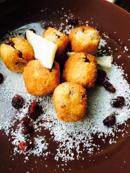 Kokosovo-brusnicové guľky - obrázok 2