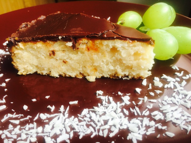 Kokosová torta s rýchlym slivkovým džemom - obrázok 2