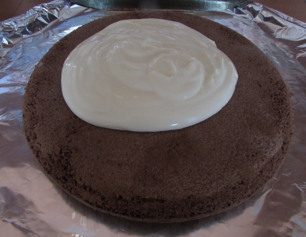 Kakaové rezy plnené tvarohovým dezertom (fotorecept) - obrázok 3