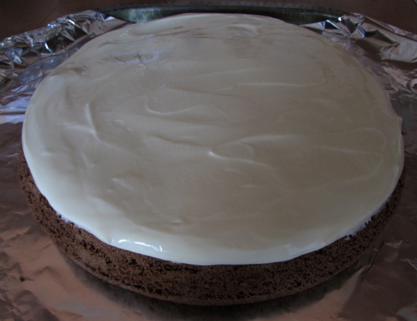 Kakaové rezy plnené tvarohovým dezertom (fotorecept) - obrázok 4