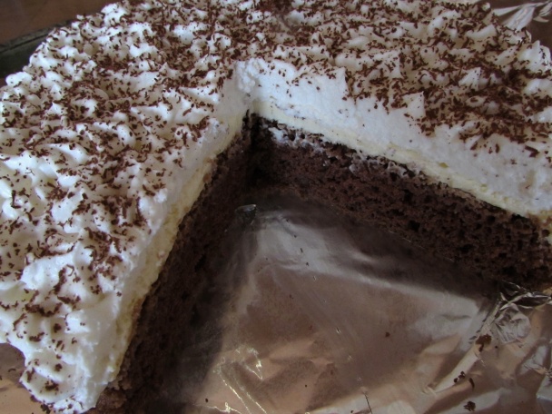 Kakaové rezy plnené tvarohovým dezertom (fotorecept) - obrázok 9