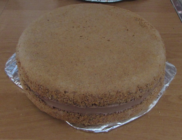 Orechová torta s parížskym krémom a šľahačkou (fotorecept) - obrázok 9