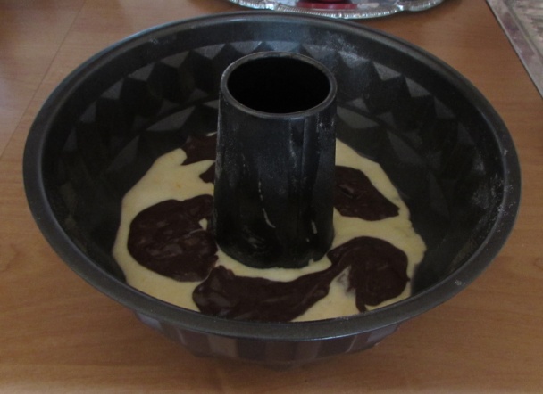 Mramorová bábovka s hrozienkami (fotorecept) - obrázok 2