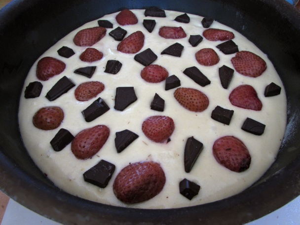 Jahodovo-čokoládový koláčik so želatínou (fotorecept) - obrázok 3