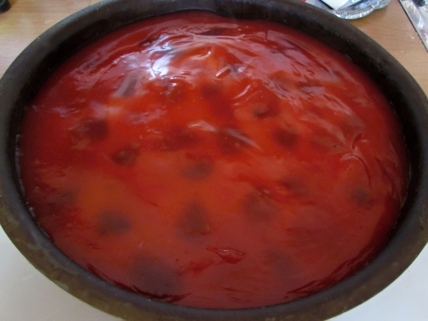 Jahodovo-čokoládový koláčik so želatínou (fotorecept) - obrázok 7