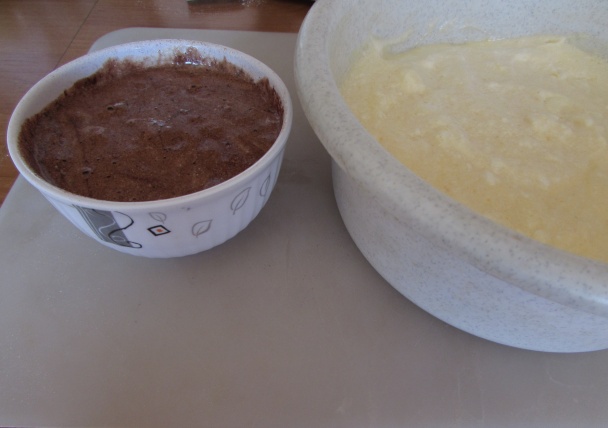 Mramorová bábovka s citrónovou polevou (fotorecept) - obrázok 1