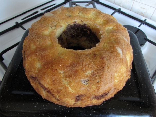 Mramorová bábovka s citrónovou polevou (fotorecept) - obrázok 8