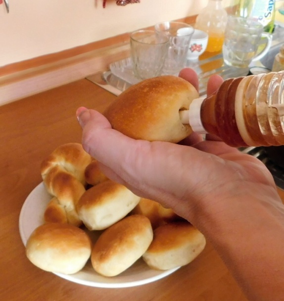 Pečené šišky plnené džemom (fotorecept) - obrázok 7