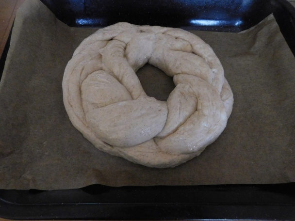 Škoricový zapletený koláč (fotorecept) - obrázok 4