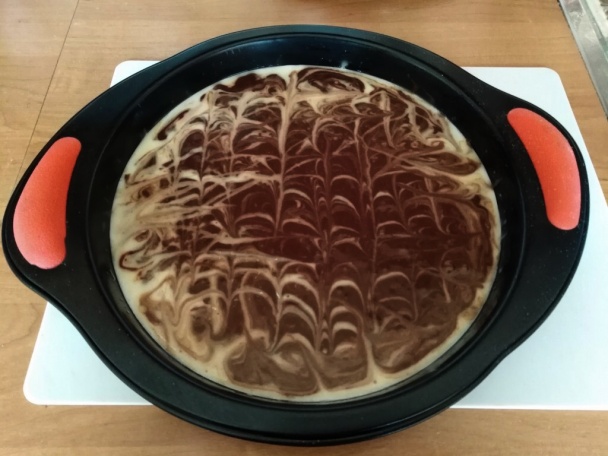 Dvojfarebný čokoládový koláč (fotorecept) - obrázok 7