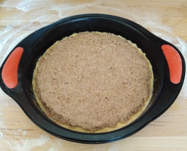 Jablkovo-orechové pité v okrúhlej forme (fotorecept) - obrázok 10