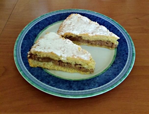 Jablkovo-orechové pité v okrúhlej forme (fotorecept) - obrázok 13