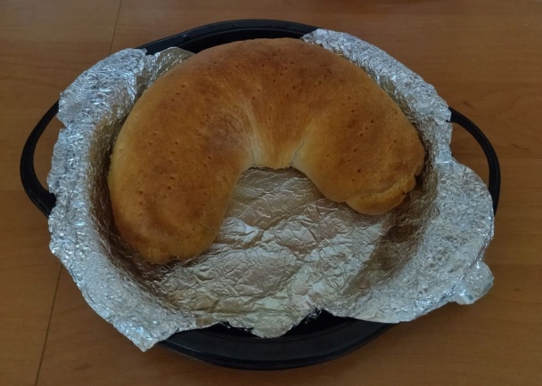 Tvarohový závin v okrúhlej forme (fotorecept) - obrázok 5