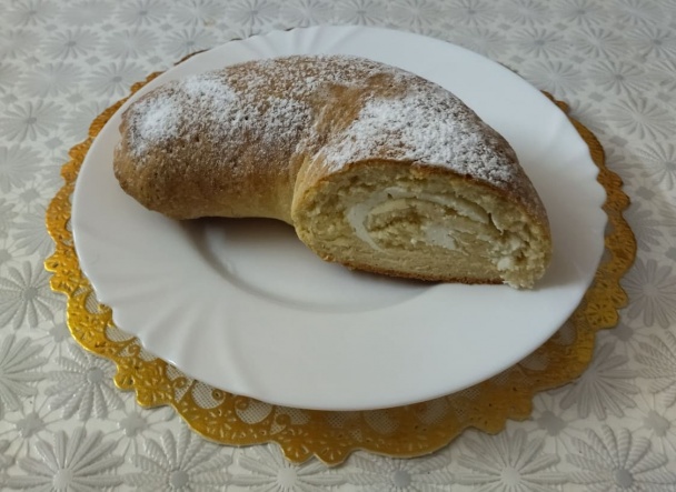 Tvarohový závin v okrúhlej forme (fotorecept) - obrázok 8