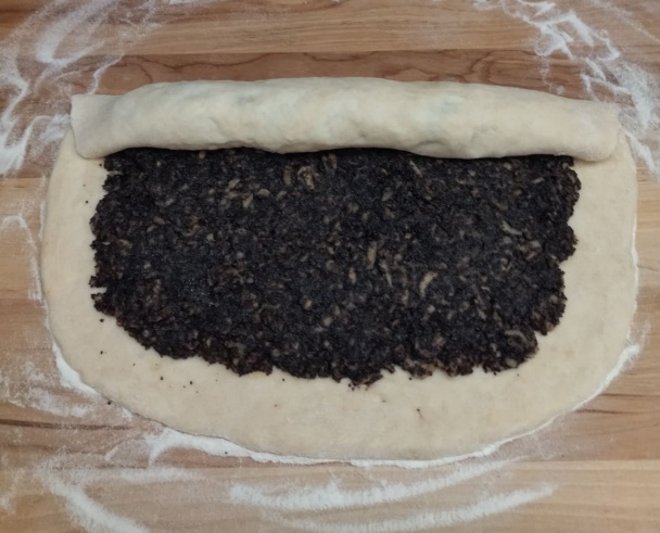 Jablkovo-makový závin zo šľahačkového cesta (fotorecept) - obrázok 9