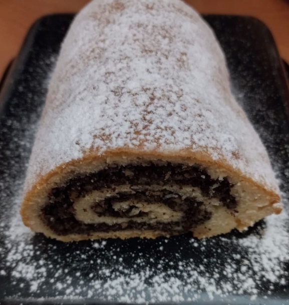 Jablkovo-makový závin zo šľahačkového cesta (fotorecept) - obrázok 12