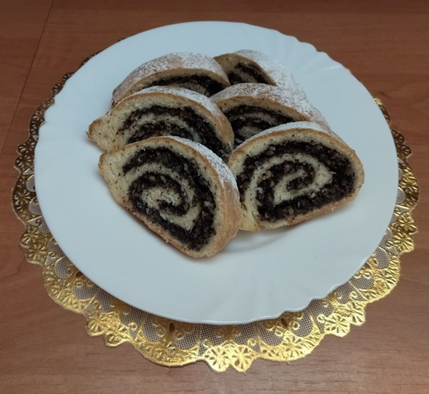 Jablkovo-makový závin zo šľahačkového cesta (fotorecept) - obrázok 13