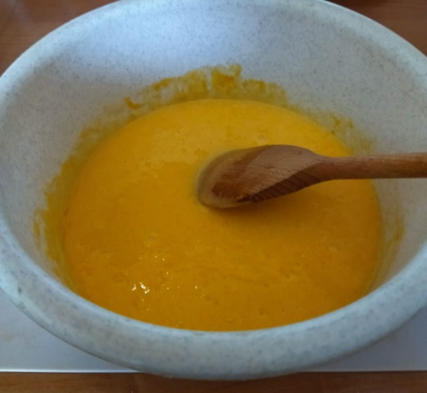 Trojfarebný pudingový koláč bez múky (fotorecept) - obrázok 1