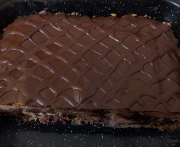 Trojfarebný pudingový koláč bez múky (fotorecept) - obrázok 8