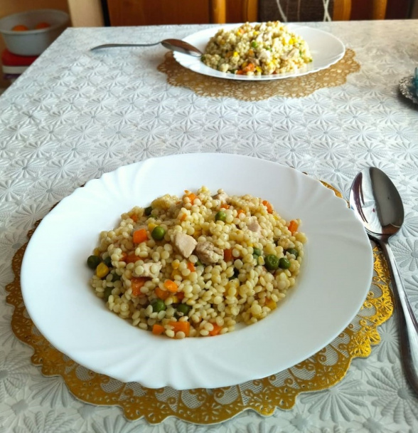 Tarhoňa s kuracím mäsom a so zeleninou - obrázok 4