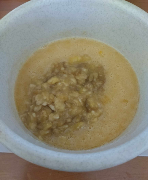 Banánový koláčik s hrozienkami (fotorecept) - obrázok 3