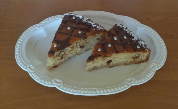 Banánový koláčik s hrozienkami (fotorecept) - obrázok 9