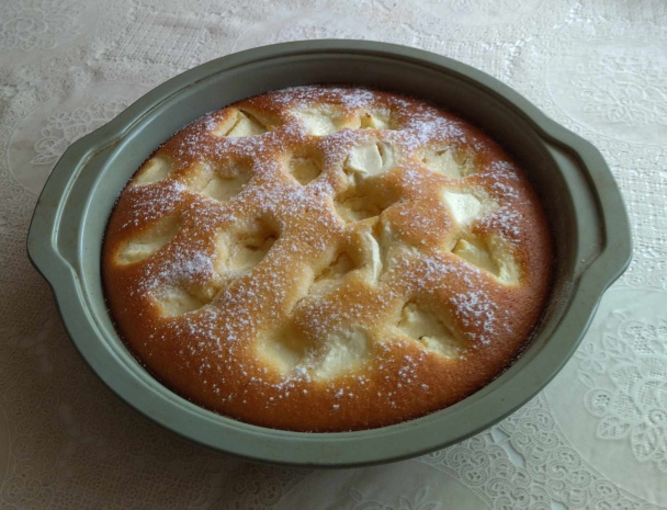 Jednoduchý koláčik s tvarohom - obrázok 2