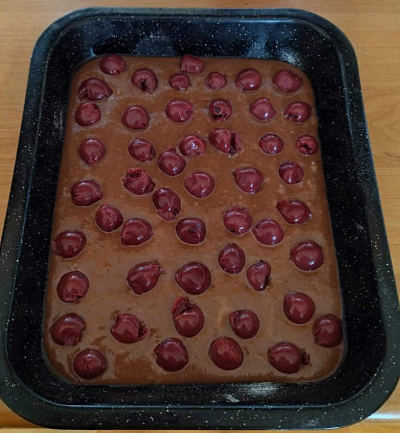 Kakaové kocky s višňami (fotorecept) - obrázok 5