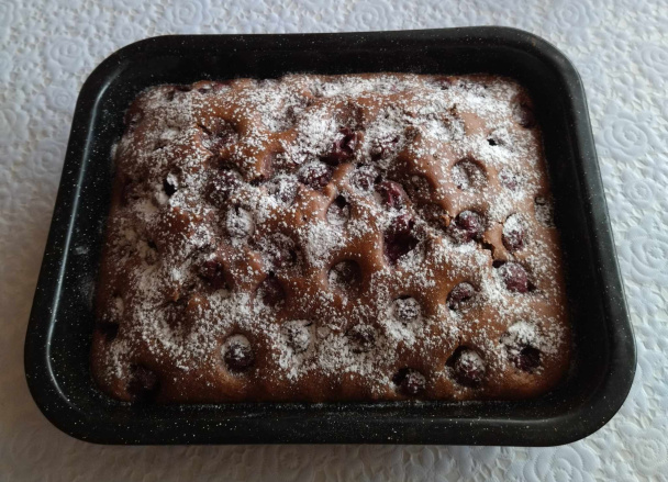 Kakaové kocky s višňami (fotorecept) - obrázok 6