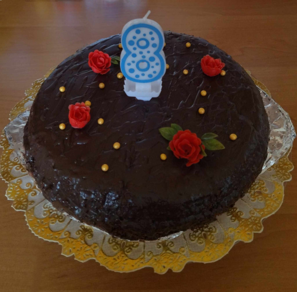 Sacherova torta k narodeninám (fotorecept) - obrázok 9