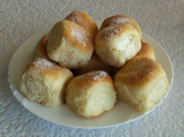 Tvarohové buchty s pridaním oleja a masla (fotorecept) - obrázok 10