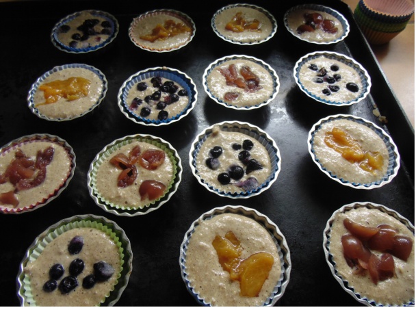 Ovocné muffinky bez múky a cukru - obrázok 2