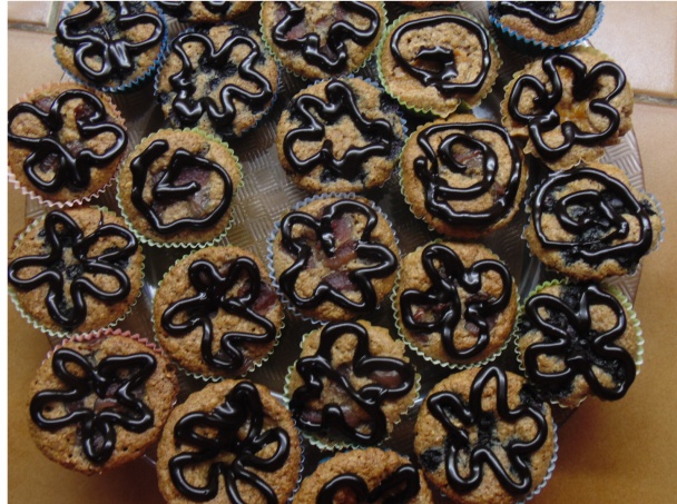 Ovocné muffinky bez múky a cukru - obrázok 3