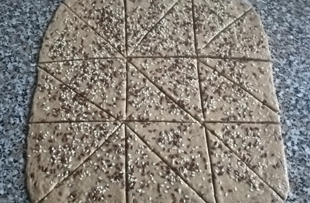 Kváskový knäckebrot (fotorecept) - obrázok 8