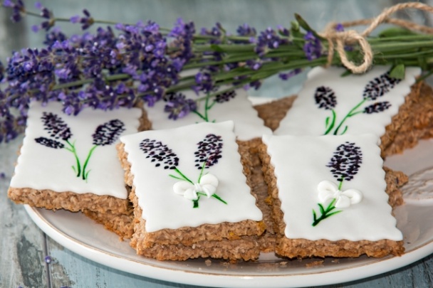 Levanduľové keksíky - obrázok 2