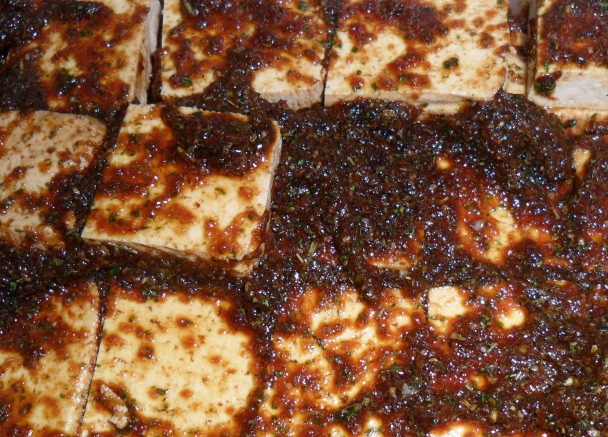 Marinované tofu s hráškom a kukuricou (fotorecept) - obrázok 3