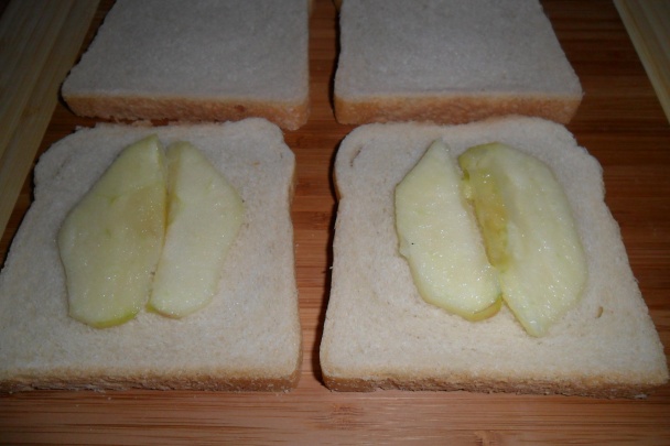 Francúzske toasty s jablkami a čokoládou (fotorecept) - obrázok 4