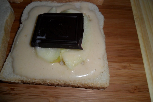 Francúzske toasty s jablkami a čokoládou (fotorecept) - obrázok 6