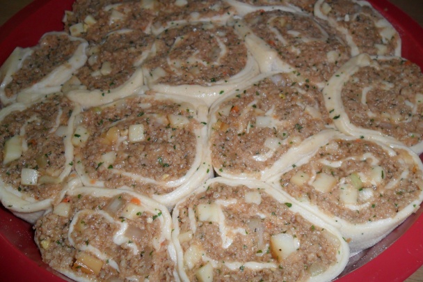 Roládkový slaný koláč (fotorecept) - obrázok 5