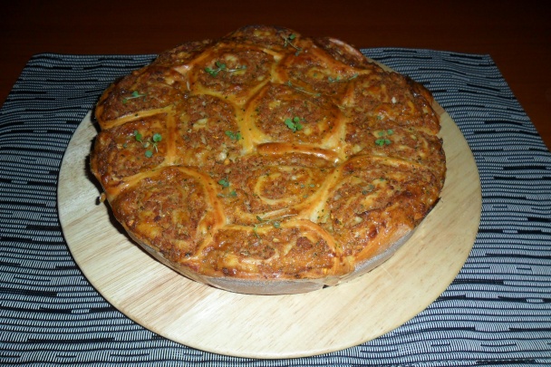 Roládkový slaný koláč (fotorecept) - obrázok 7