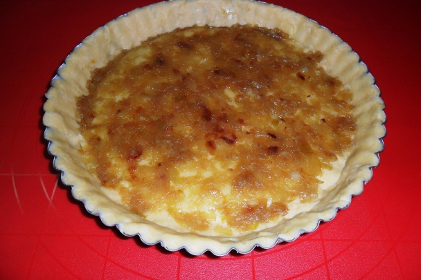 Koláč s karamelizovanou cibuľou (fotorecept) - obrázok 7