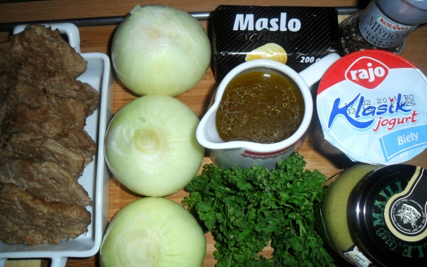 Vegetariánske steaky s jogurtovo - horčičnou omáčkou (fotorecept) - obrázok 1