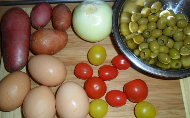 Zemiakovo- olivová tortilla (fotorecept) - obrázok 1