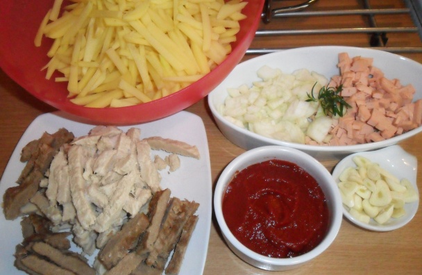 Pšenično - sójové rezance na taliansky sedliacky spôsob (fotorecept) - obrázok 1