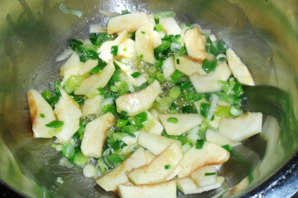 Pšenično - sójové plátky v jablkovo - cibuľkovej omáčke (fotorecept) - obrázok 3