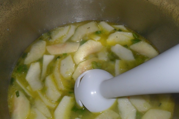 Pšenično - sójové plátky v jablkovo - cibuľkovej omáčke (fotorecept) - obrázok 5