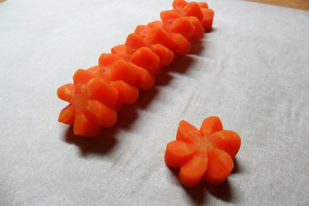Mrkvové kvietky 3D :) (fotorecept) - obrázok 5