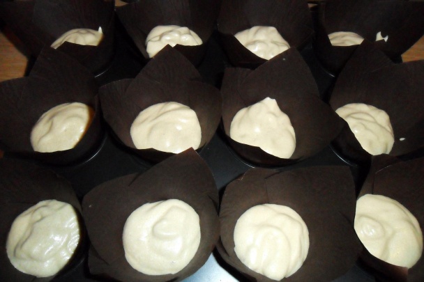 Kávové koláčiky s karamelovým krémom (fotorecept) - obrázok 7