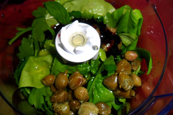 Grilovaný biely baklažán s farebnou čiapočkou (fotorecept) - obrázok 6