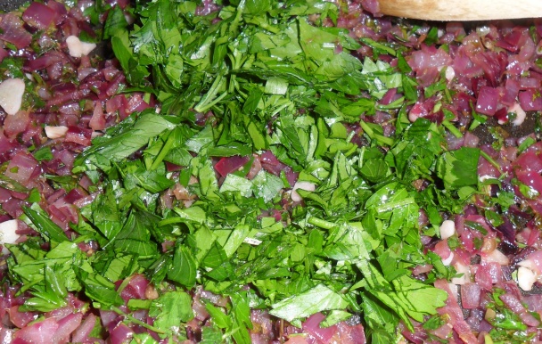 Grilovaný biely baklažán s farebnou čiapočkou (fotorecept) - obrázok 8